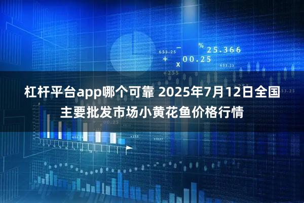 杠杆平台app哪个可靠 2025年7月12日全国主要批发市场小黄花鱼价格行情